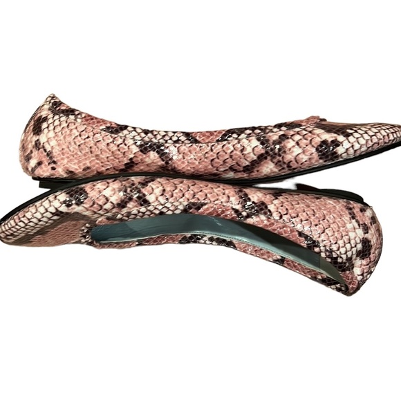 Aera Lily Snakeskin Ballet Flats made in ITALY! NEW! - Picture 2 of 5